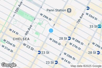 Map image of the property - 260 W 26th St