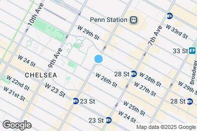Map image of the property - 260 W 27th St