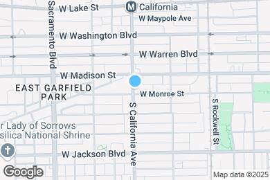 Map image of the property - 2756 W Monroe St