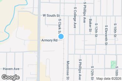 Map image of the property - 519 S Clark St