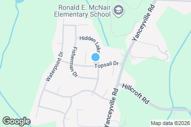 Map image of the property - 5701 Hidden Lake Dr