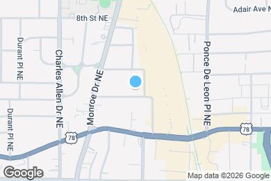 Map image of the property - 570 Saint Charles Ave NE