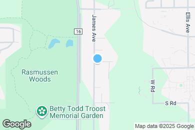 Map image of the property - 404 James Ave