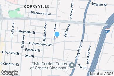 Map image of the property - 2920-2928 Burnet Ave