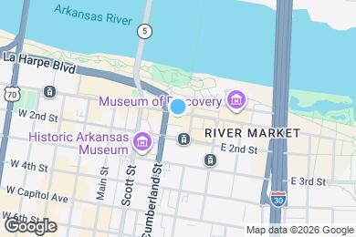 Map image of the property - 319 President Clinton Ave