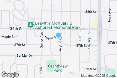 Map image of the property - 985 Maple St