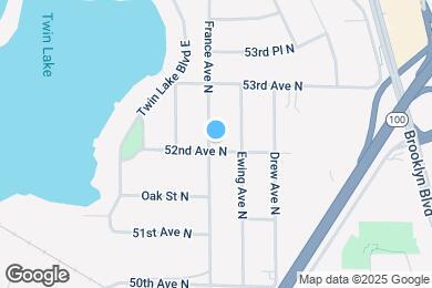 Map image of the property - 5200 France Ave N