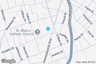 Map image of the property - 206 Franklin St