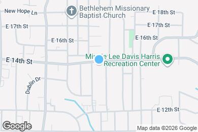 Map image of the property - 1514 E 14th St