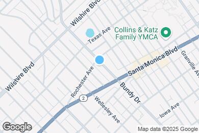 Map image of the property - Lido Apartments - 1415 Bundy Dr