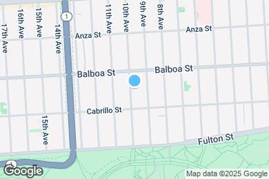 Map image of the property - 646 10th Ave