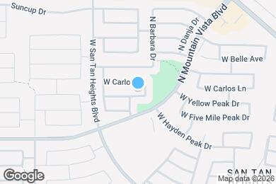 Map image of the property - 3688 W Yellow Peak Dr
