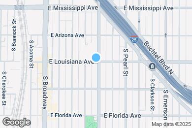 Map image of the property - 1301 S Logan St