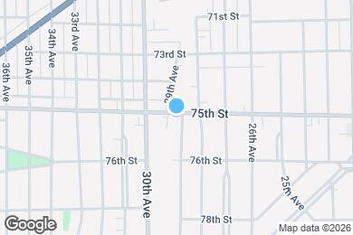 Map image of the property - 7502 29th Ave