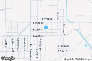 Map image of the property - 1215 E 28th St