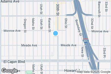 Map image of the property - 4456 30th St