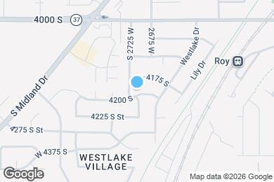 Map image of the property - 2702 W 4200 S