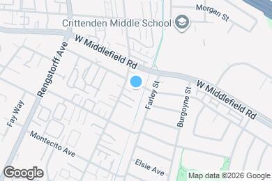 Map image of the property - 1909 San Ramon Ave