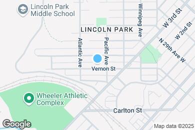 Map image of the property - 3165 Vernon St