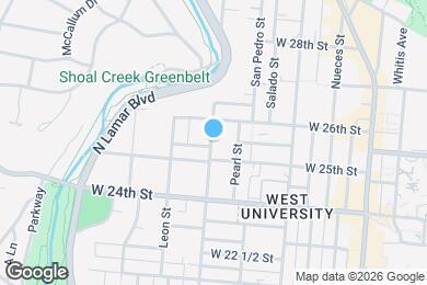 Map image of the property - 2505 San Gabriel
