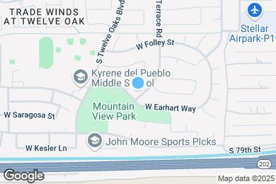 Map image of the property - 598 S Terrace Rd