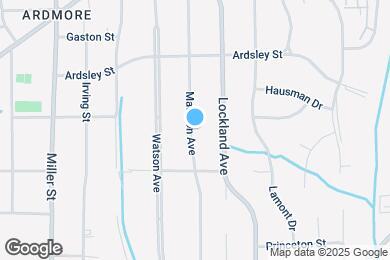 Map image of the property - 1009 Madison Ave