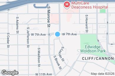 Map image of the property - 904 W Lincoln Pl