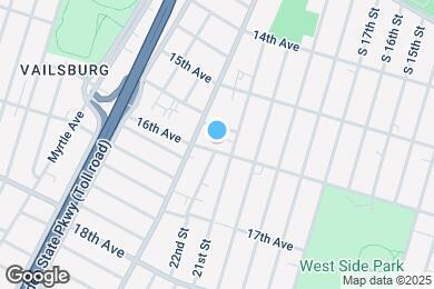 Map image of the property - 353 16th Ave