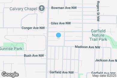 Map image of the property - 1816 Scammell Ave NW