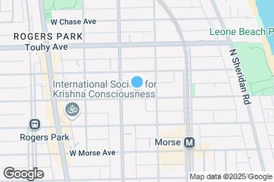 Map image of the property - 1528 W Greenleaf Ave