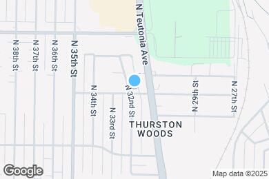 Map image of the property - 5852 N 32nd St