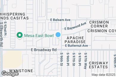 Map image of the property - 322 S Leandro
