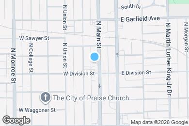 Map image of the property - 1643 N Main St