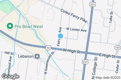 Map image of the property - 413 Fairview Ave
