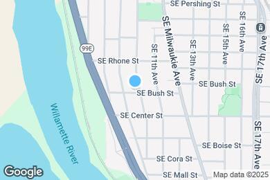 Map image of the property - 931 SE Bush St