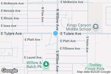 Map image of the property - 128 S Willow Ave