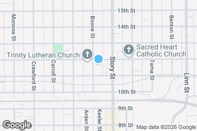 Map image of the property - 1120 Boone St
