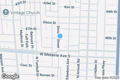 Map image of the property - 1115 Division Street