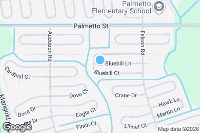 Map image of the property - 628 Bluebill Ln