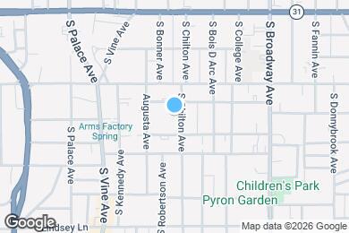 Map image of the property - 637 S Chilton Ave