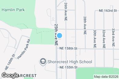 Map image of the property - 15828 25th Ave NE