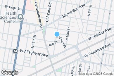 Map image of the property - 3315 N 11th St