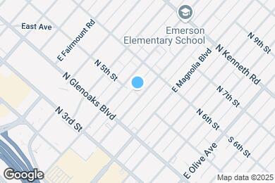 Map image of the property - 509 E. San Jose