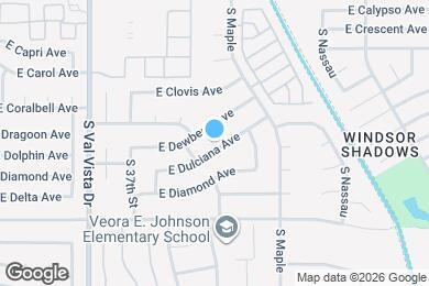 Map image of the property - 3828 E Dulciana Ave
