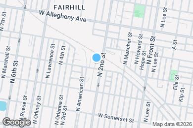 Map image of the property - 3013 N Philip St
