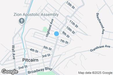 Map image of the property - 700 Brinton Ave