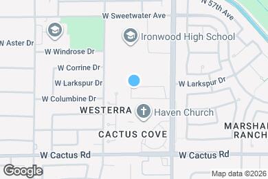 Map image of the property - 5969 W Larkspur Dr