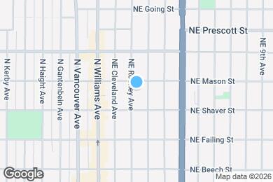 Map image of the property - 4054 NE Rodney Ave