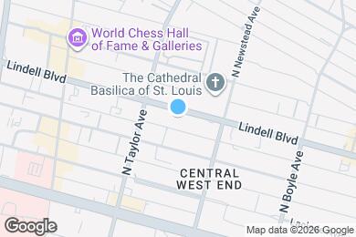 Map image of the property - 4444 Lindell Blvd