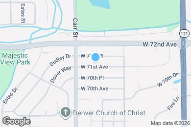 Map image of the property - 8295 W 71st Ave